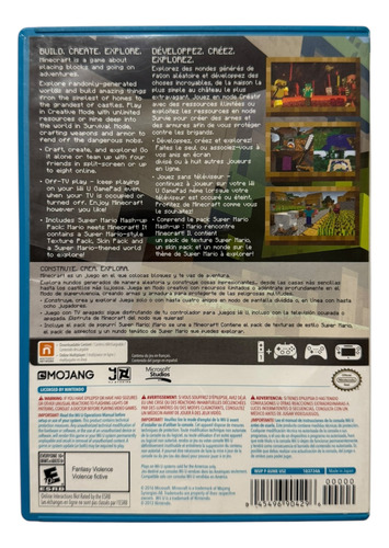 Minecraft Para Nintendo Wii U Físico (Usado)