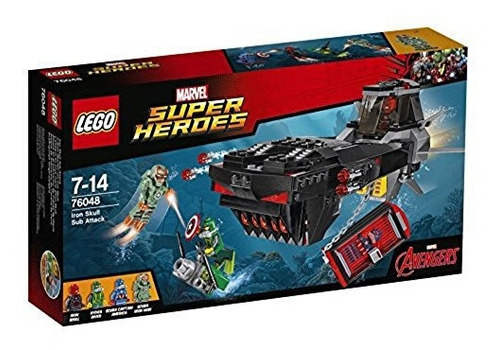 Lego Marvel Super Heroes Iron Skull Sub Attack 76048