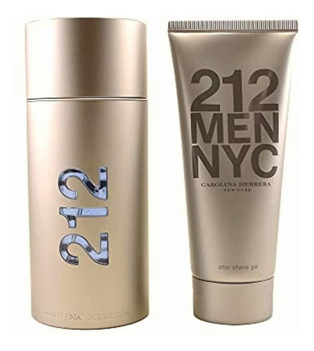 Carolina Herrera 212 For Men 2 Piece Gift Set, 3.4 Ounce