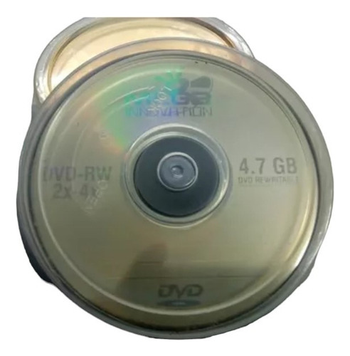 Dvd Regrabable Dvd-rw, 4.7gb 120min Paquete 10piezas 2x-4x