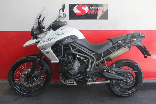 Imagem 4 de 11 de Triumph Tiger 800 Xcx 800xcx Abs 2020 Branca Branco