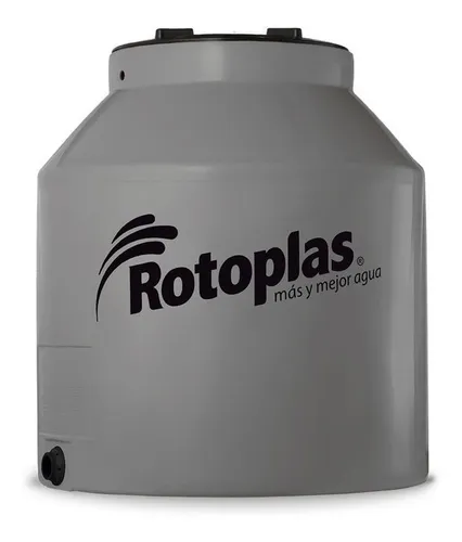 Tanque De Agua Rotoplas Tricapa Vertical Gris 600l