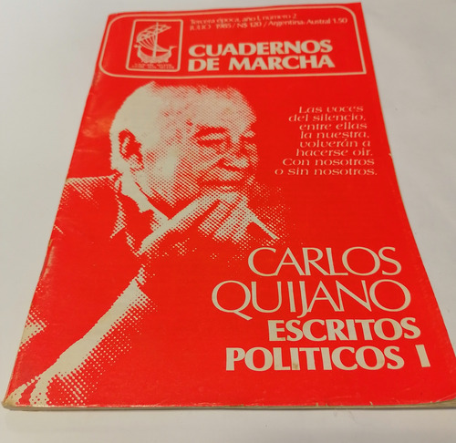Cuadernos De Marcha Carlos Quijano Escritos Políticos 1