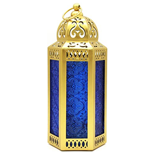 Decorative Candle Lantern Moroccan Lanterns Vintage Gol...