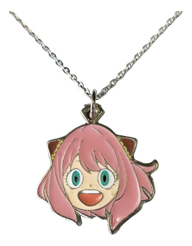 Colgante Collar Anime Spy X Family Anya Cadena Acero Q