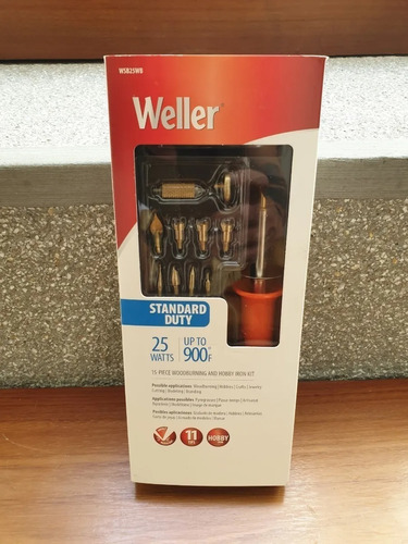 Cautin Soldador Soldadura Weller 25w Led Wsb25wb Para Madera