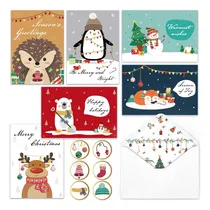 Comprar Tarjetas De Navidad, 30 Tarjetas De Feliz Navidad Con Sobres