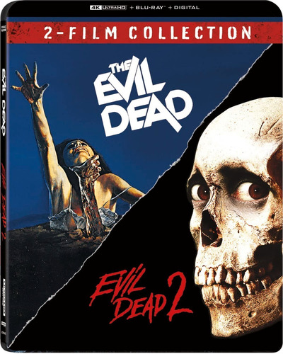 4k Ultra Hd + Blu-ray Evil Dead 1 & 2 / Incluye 2 Films