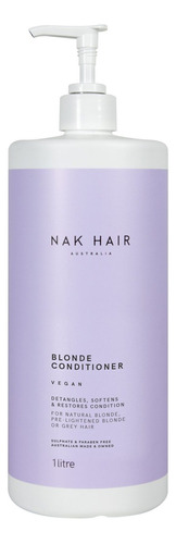 Acondicionador Blonde 1lt Nak Hair Australia