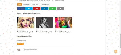 New Blog Template Blogger Responsive