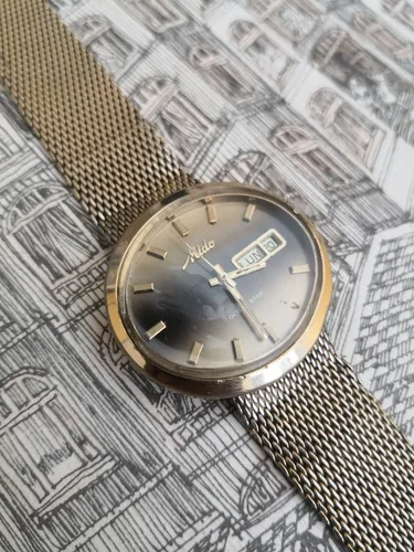Reloj Mido Oc an Star Vintage Ojo De Tigre Autom tico en venta en