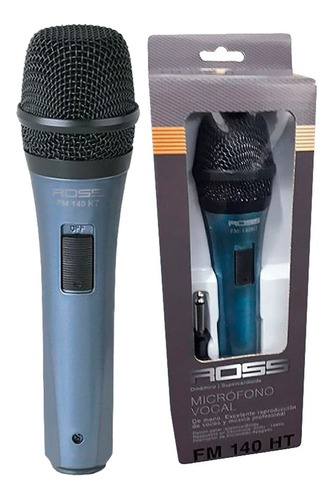 Microfono Ross Fm140 Ideal Karaoke Con Cable - Full
