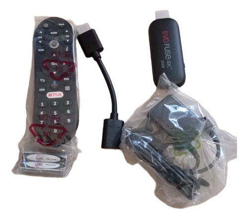 Tivo Stream | Evofuse 32gb | Netflix 4k Certificado | Android Tv Negro De Voz