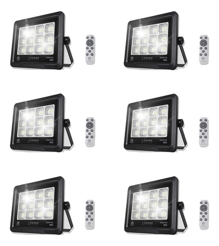 Reflector Solar De 150 Watts Para Exterior Control R. 6 Pack