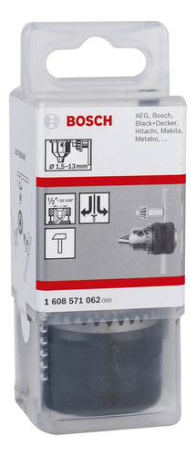 Broquero De 1/2 Con Llave 1/2-20unf Bosch 1608571062