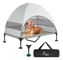 Comprar Cama Elevada Para Perros Con Dosel, Portátil, Antideslizante