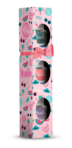 Pinturas De Uñas Berry 3pk Para Niñas Snails