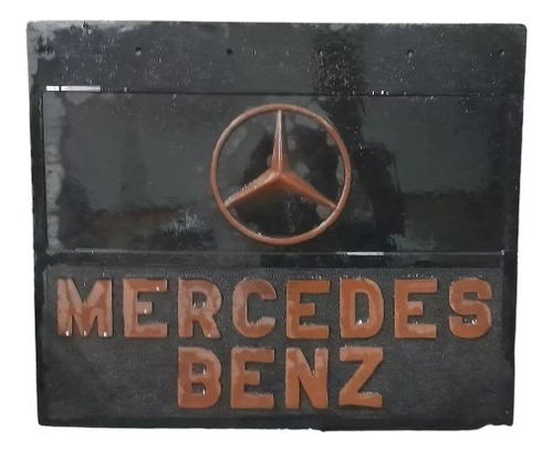 Barrero Mercedes Benz (50 Cms X 42 Cms) Sólo Una Unidad 