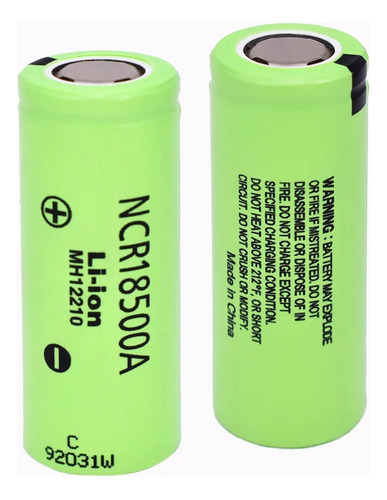 Pila Bateria 18500 Ncr18500a 2040mah 18x50mm 3.7v Mh12210