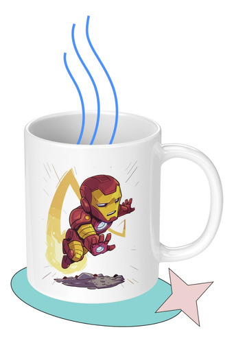 Taza Tazon Mug Iron Man Marvel