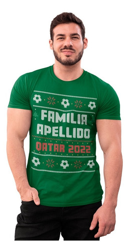 Playera Personalizada Familiar - Ugly Sweater - Qatar 2022