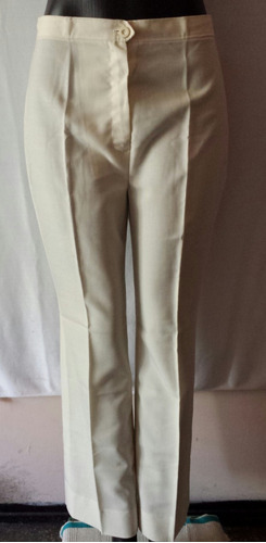 Pantalon Vestir Color Blanco