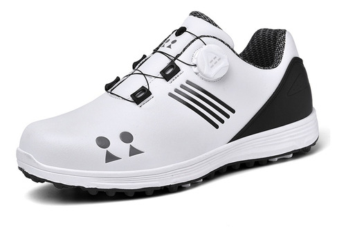 Zapatos De Golf Con Botones Giratorios Impermeables Y Cómodo