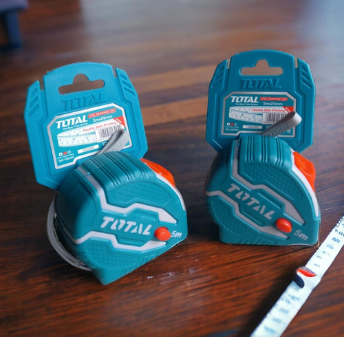 Trena De Aço 5m X 25mm C/emborrachado - Total Tools