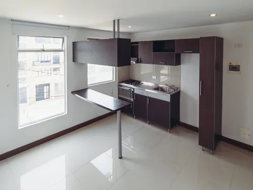 Apartaestudio Con Balcón Y Parqueadero Privado Cubierto