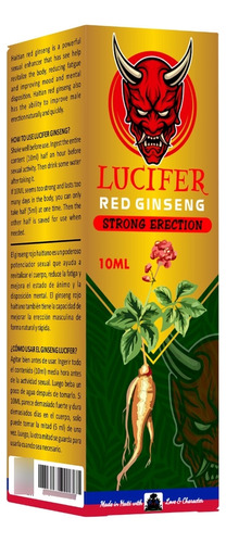 Potenciador Sexual Ginseng Rojo Lucifer - Erección Fuerte