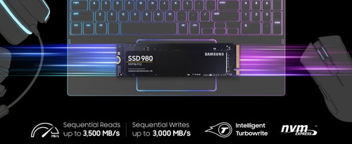 Imagem 3 de 3 de Ssd Nvme M.2 Samsung 980 500gb 3500mb/s, 3000mb/s