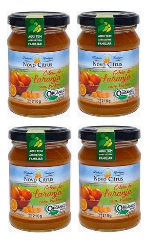 4 Geléia De Laranja Com Kinkan Orgânica Novo Citrus