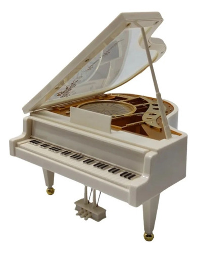 Mini Piano Com Bailarina Caixinha De Música Decorativa