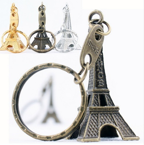 Torre Eiffel Souvenirs Llavero En Metal - Fiestas Temáticas