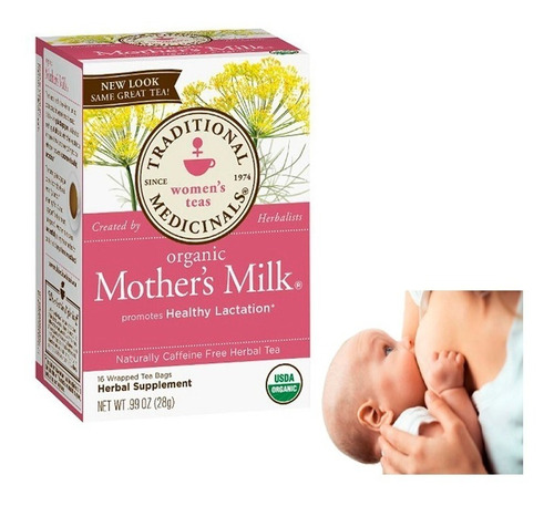 Té Mother's Milk® Organico Aumenta Leche Materna 1 Caja Full