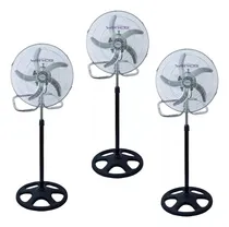 Comprar 3 Ventiladores 3 En 1 Pie Pared Piso Super Potente 90w Turbo