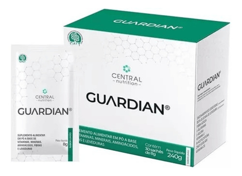 Guardian Em Pó Com 30 Sachês De 8g Sabor Limão Central Nutrition