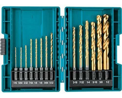 Makita B-65399 Impact Gold 14 Pzas. Juego De Brocas De Titan