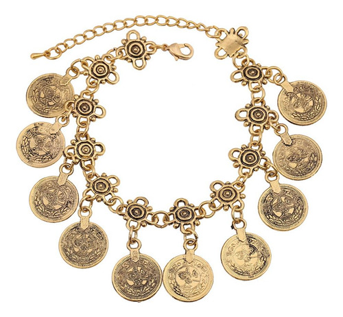 Tobillera De Monedas