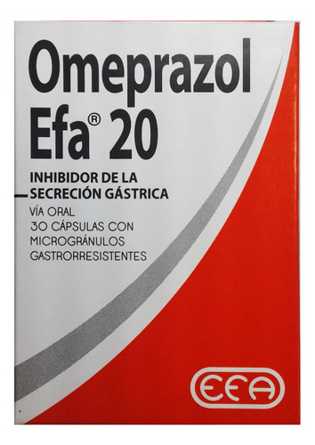 Omeprazol Efa 20 Mg X 30 Cápsulas