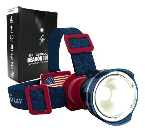 Linterna Led Headlamp Outdoor Pro Gear Con 3 Pilas Aa