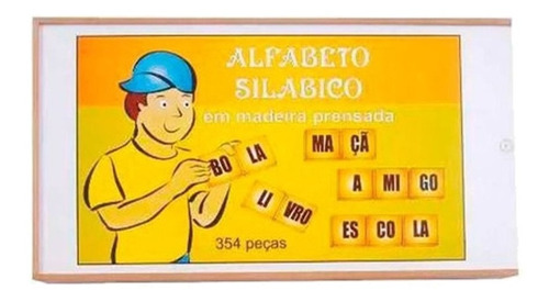 Brinquedos Educativos - Alfabeto Silábico 354 Peças