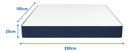 Colchón Individual 200*100*20 Colchon Spring Air