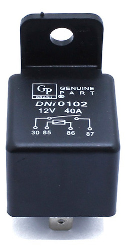 Relay Mini   Auto Camionetas  12v. 40amp 4 Terminales