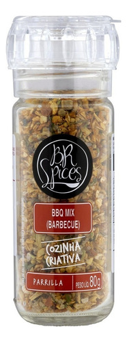 Mix Barbecue com Moedor BR Spices Parrilla Vidro 80g