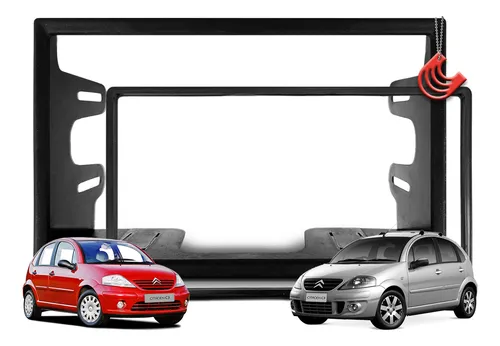 comprar Moldura Tela Central 2din Multimidia Dvd Mp5 Som Citroen C3