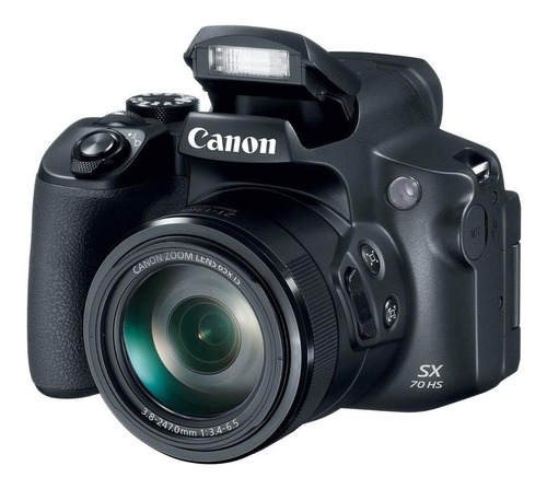  Canon PowerShot SX SX70 HS compacta avançada cor  preto