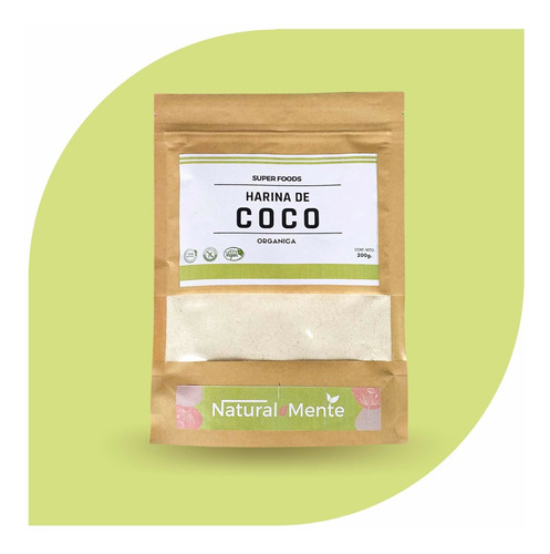 Harina De Coco Orgánica- 200g