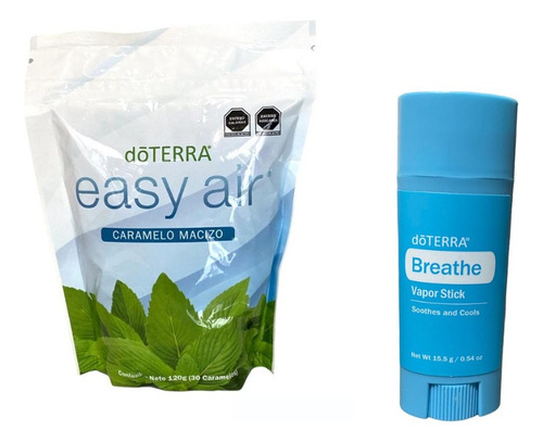 Barra De Easy Air (breathe) + Caramelos Easy Air  Doterra