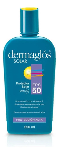 Dermaglós Solar FPS 50 protector solar en emulsión de 250 mL
